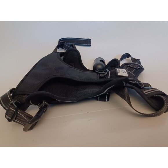 EVERFINE Tactical Dog Harness Black No Pull Adjustable Dog Vest W/  Handle - Picture 10 of 13